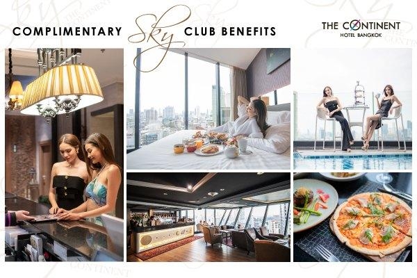 Complimentary Sky Club Benefits