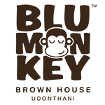Blu Monkey Brown House Hotel Udonthani Logo