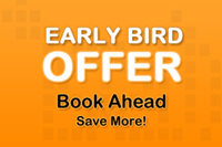 Book Early, Save more (10% discount)
