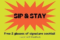 SIP & Stay - Room with Breakfast (10% discount)
