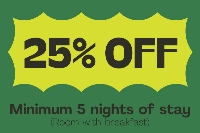 Stay Longer offer Room with Breakfast (25% discount)