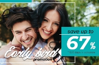 Early bird promotion (Save 61%)