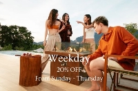 Weekday Special Offer (20% discount)